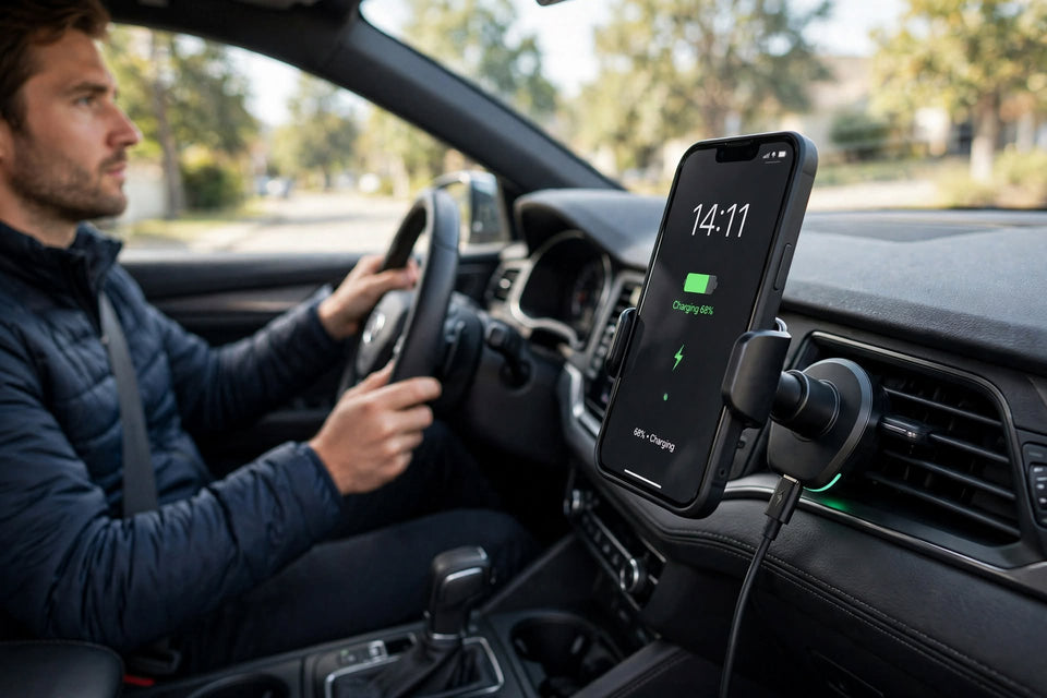 Auto Clamping Wireless Car Charger